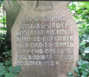 Tomb of William J Anderson