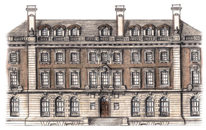 Entrance to Carnegie's Mansion, New York City