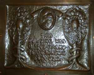 Plaque at Prestonpans Library