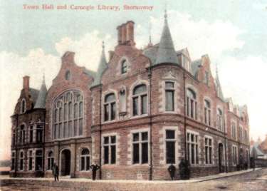Stornoway Carnegie Library courtesy Comhairle Nan Eilan Siar