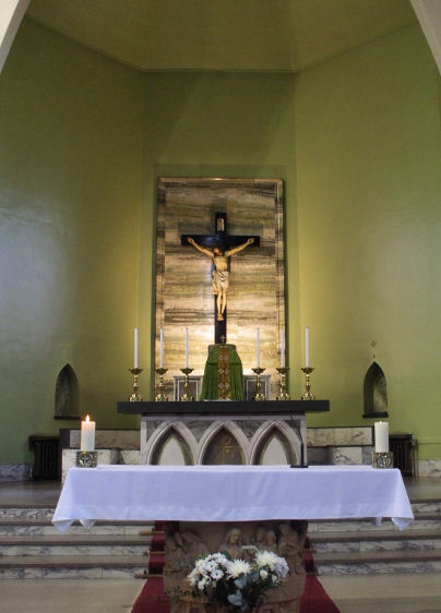 Sanctuary of St Columba's church