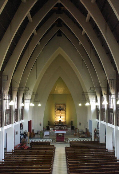 Interior view of 
St Columba's Church
