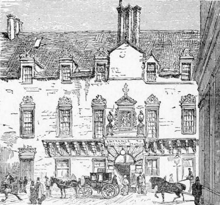 Old gateway of Glasgow University used as entrance for College Station