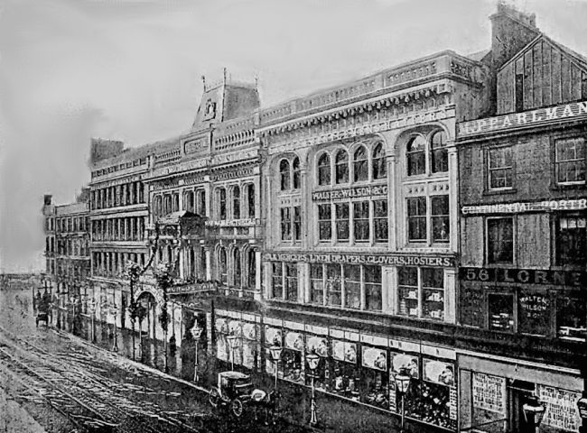 View of warehouses in Jamaica Street, Glasgow, from the north-east