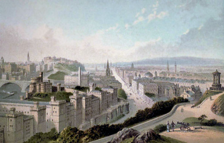 View of Edinburgh from Calton Hill