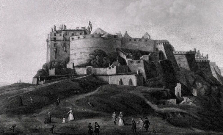Old image of Edinburgh Castle