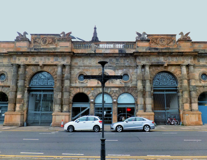 Clyde Street façade of former Fish Market