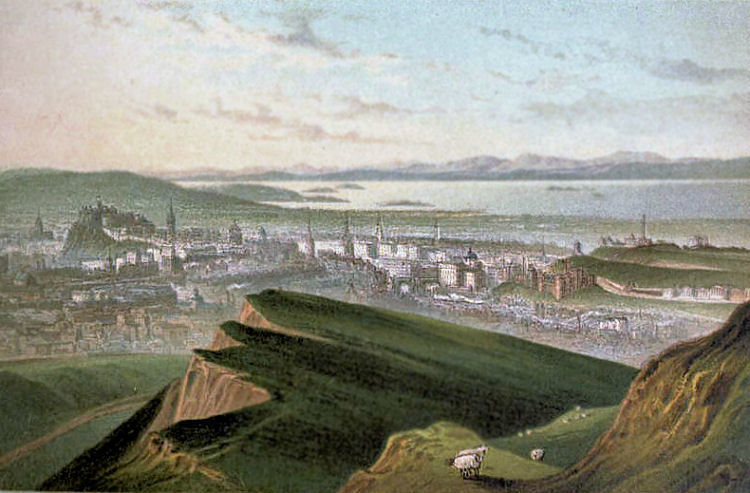View of Edinburgh from Arthurs Seat