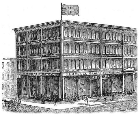 Ground floor shop unit at Gardner's Warehouse, 1866