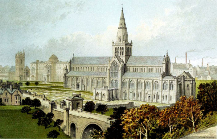Glasgow Cathedral from the South-west