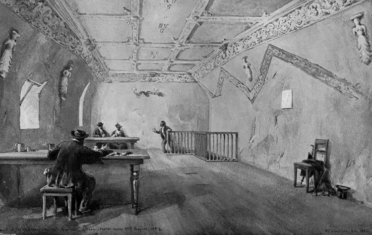 Interior of Gorbals Baronial Hall