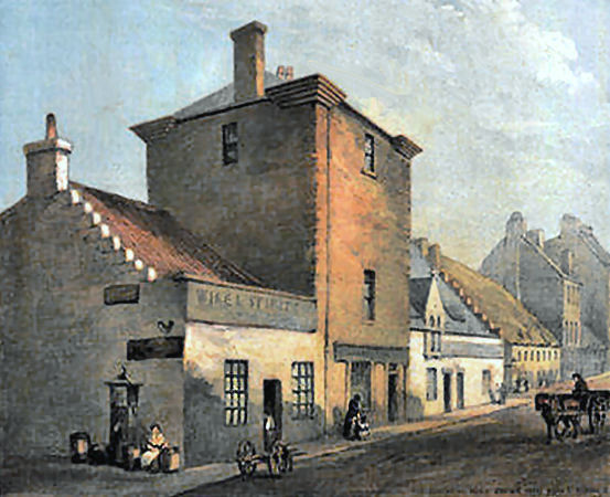 Perspective view of Elphinstone's Tower