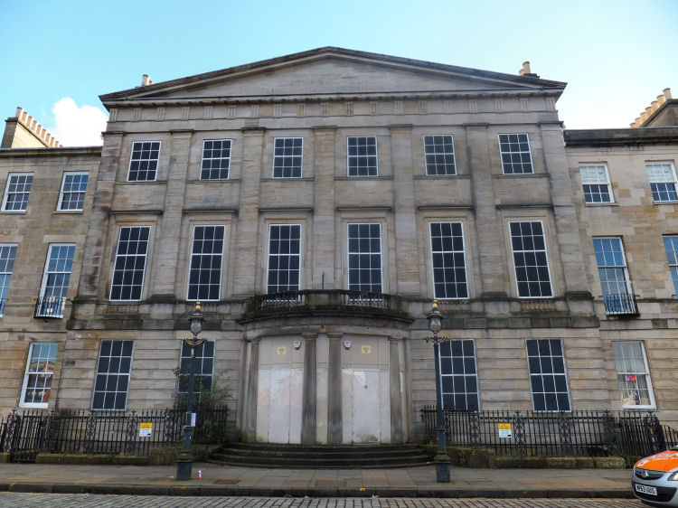 Eastern portico at Carlton Place