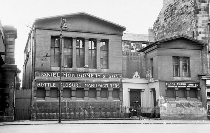 Former Chalmers Free Church, Ballater Street, when used as a factory