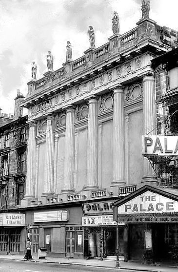 Later frontage of Citizens' Theatre & Palace Bingo Hall, Gorbals Street