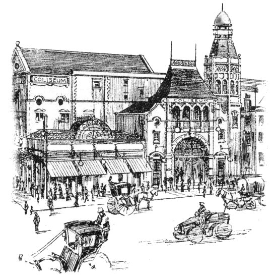 Sketch of Colisuem Cinema, Eglinton Street Glasgow