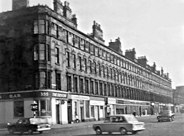 Corner of Devon Street and Eglinton Street, Laurieston, 1967