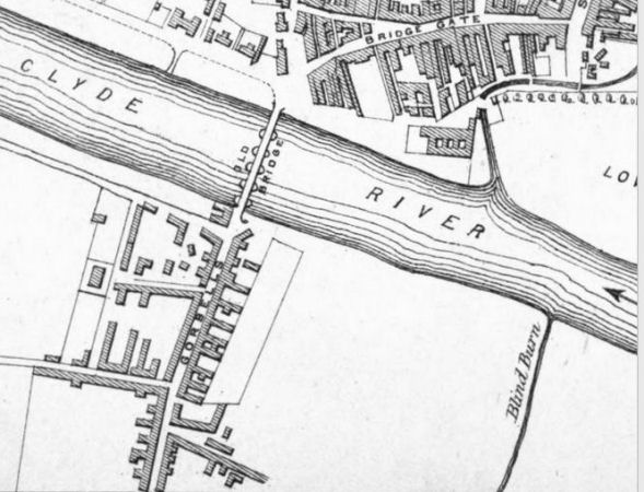 Map of Gorbals from 1783, before the division of the lands