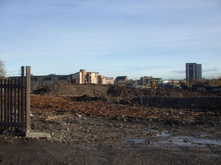 Undeveloped land to the south of New Gorbals