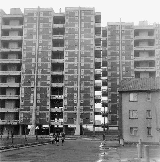 Street view of Hutchesontown Area 'A' and Area 'C'