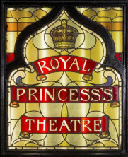 Stained glass from Royal Princess's Theatre