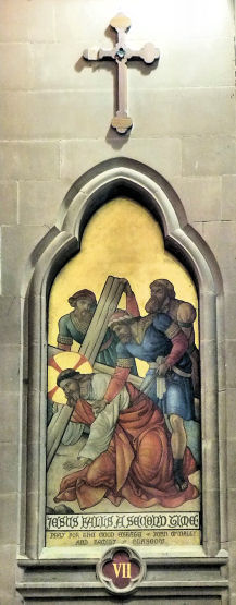 Example of Stations of the Cross at St Francis Church, Gorbals