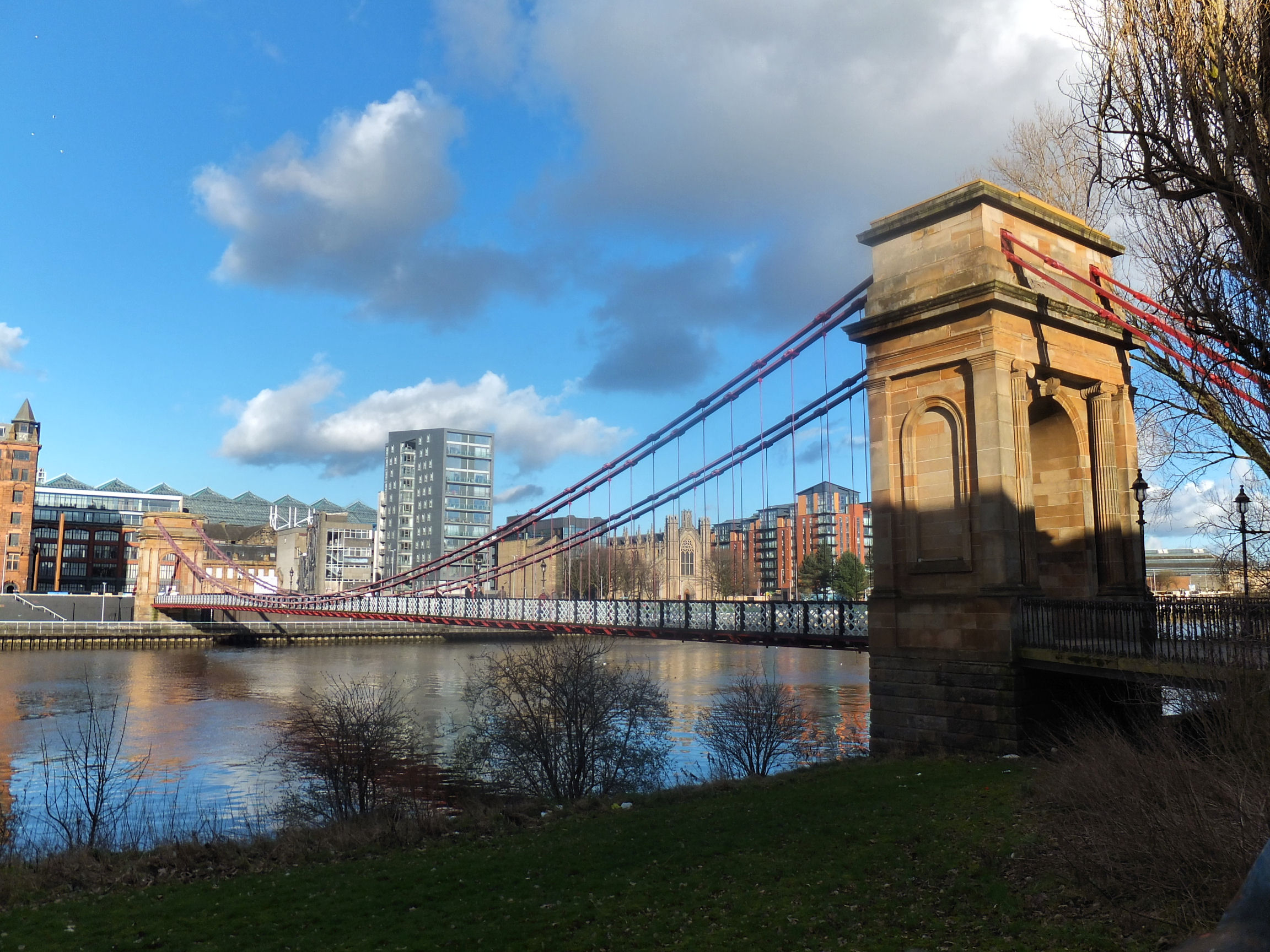 Suspension Bridge leading from Carlton Place