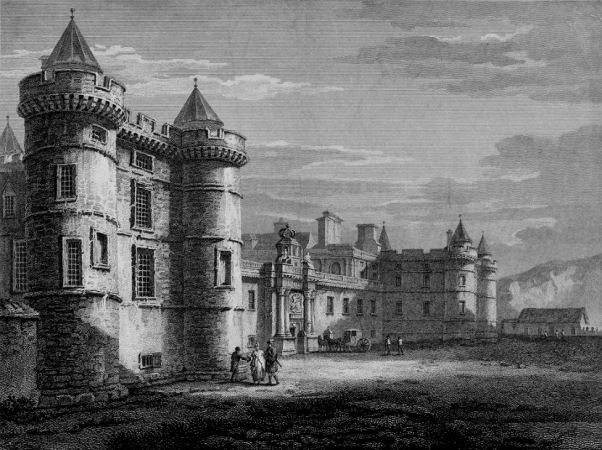Engraving of Palace of Holyroodhouse