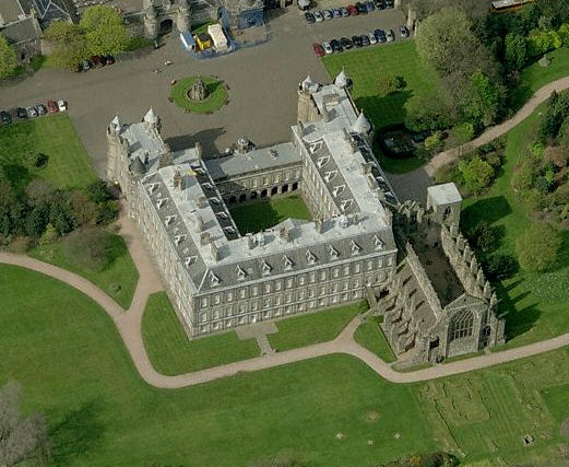 View of Palace of Holyroodhouse from the east