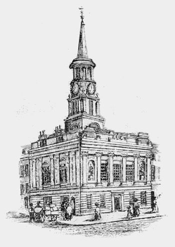 Sketch of of Hutcheson's Hall, 1838