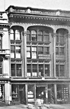 Photograph of cast iron fronted warehouse at 60-66 Jamaica Street