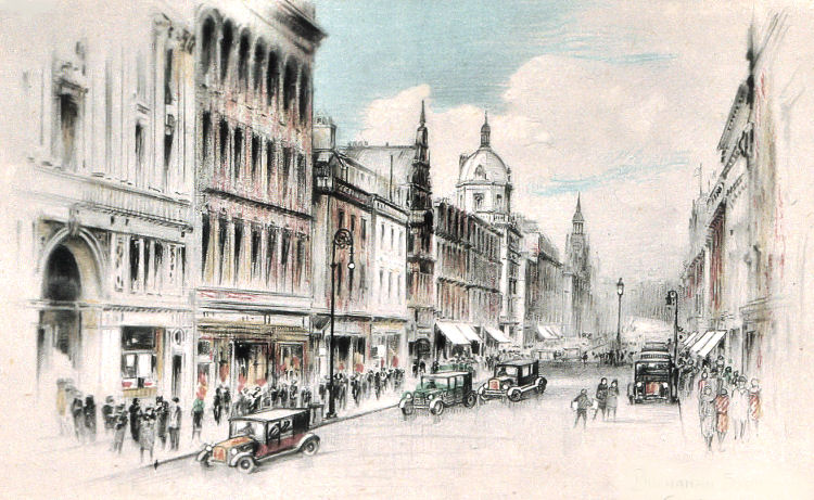 Early 20th century view of Buchanan Street, Glasgow