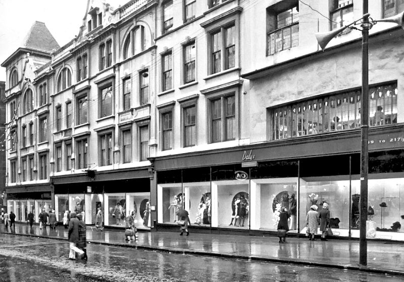 Former Willow Tea Rooms incorporated within Daly's Department Store, 1960's