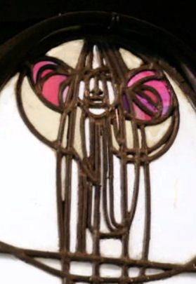 Rennie Mackintosh floral motif at Glasgow School of Art
