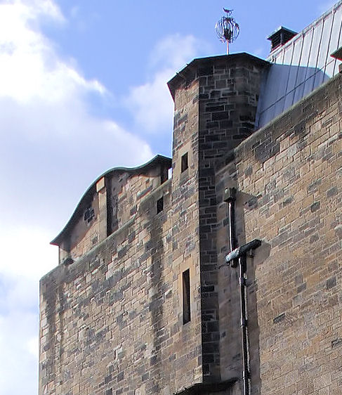 Tower at eastern side of Glasgow School of Art 