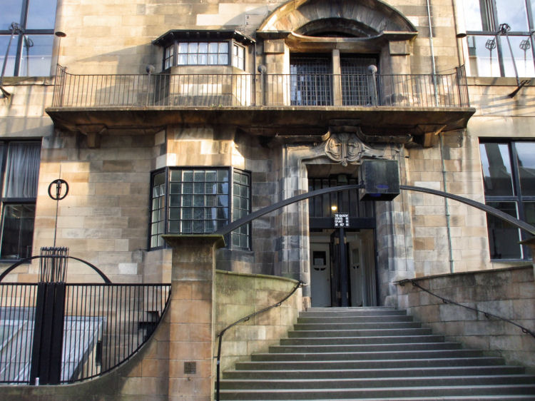 Decorative ironwork at Glasgow School of Art