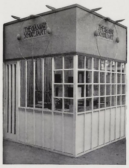 Stall at Glasgow International Exhibition, 1901, promoting Glasgow School of Art