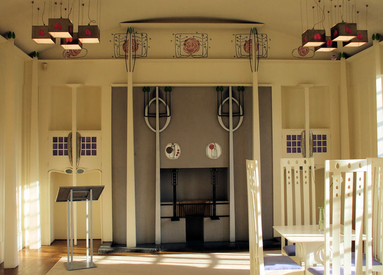 Eastern wall of Music Room of House for an Art Lover