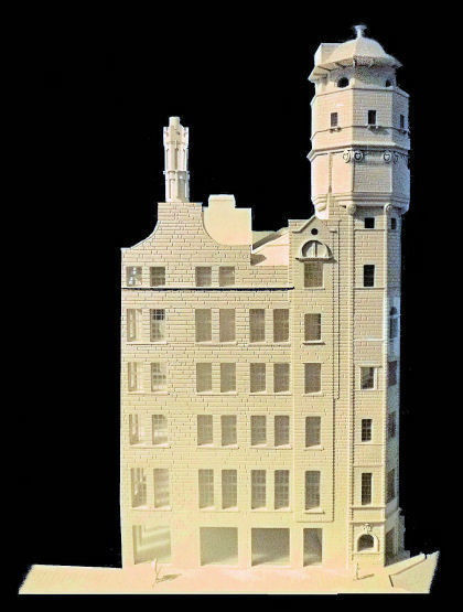 3D model of Glasgow Herald Building on display at the Lighthouse