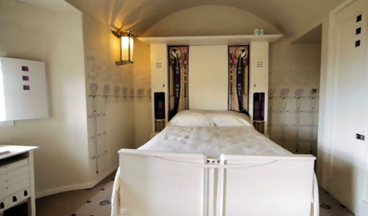 Bedroom at Hill House, Helensburgh