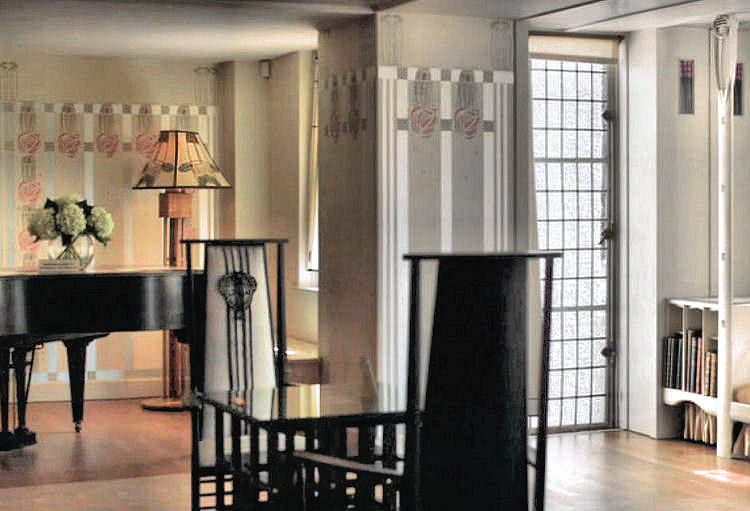 Entrance to drawing room at Hill House, Helensburgh