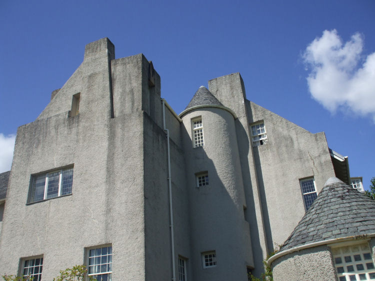 Shadows on the Hill House, Helensburgh
