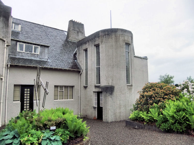 Stair tower at Hill House, Helensburgh
