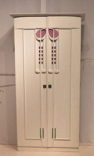 >Wardrobe from bedroom at Hill House, Helensburgh