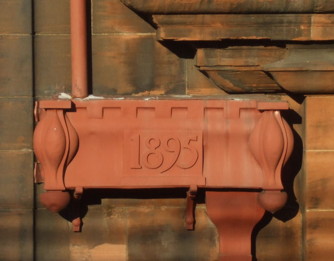 Terracotta hopper head at Lighthouse, Glasgow