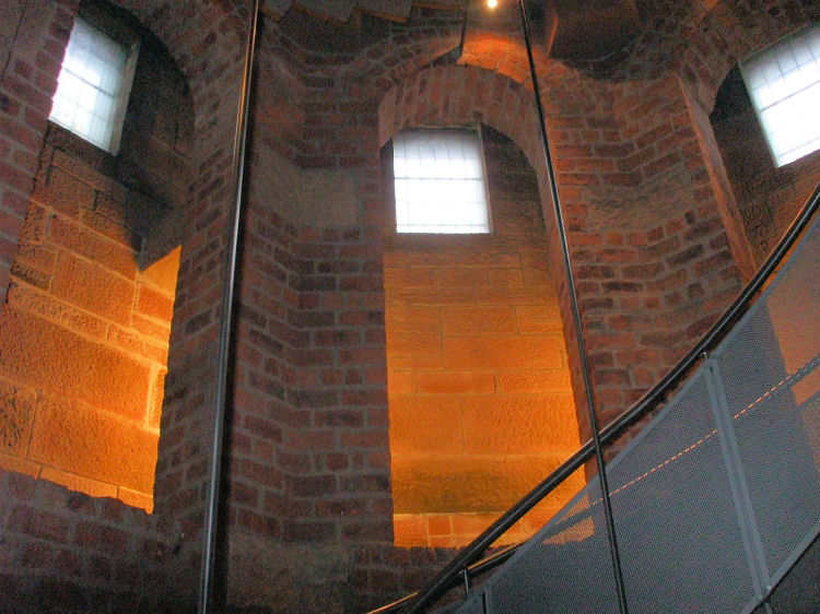 Approaching top of observation tower at Lighthouse