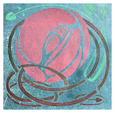 Mackintosh rose as featured in  Ver Sacrum, the journal of the Vienna Secession, 1901 