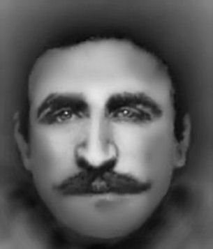 Small portrait of Charles Rennie Mackintosh by Gerald Blaikie