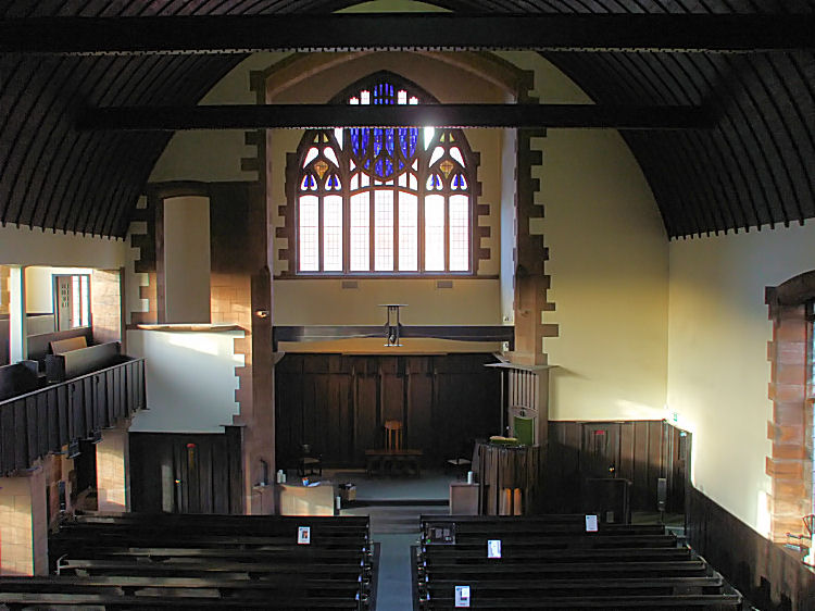 Interior of Queen's Cross Church 