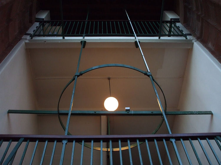 Ornamental ironwork at Scotland Street School